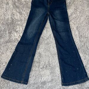 Women's Blue Flared Jeans